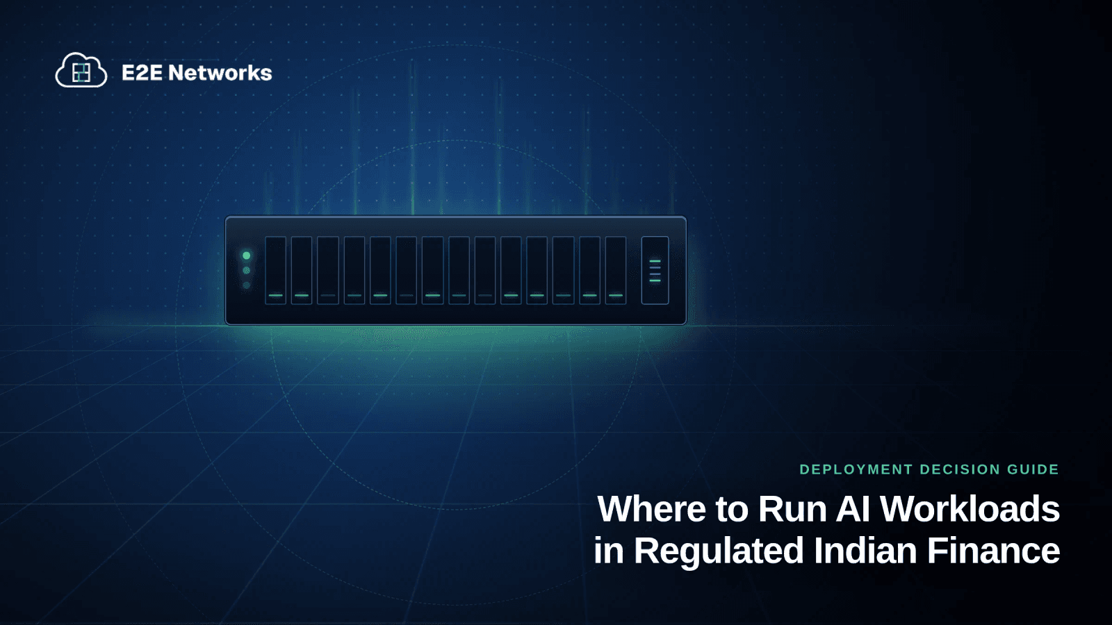 Where can a regulated Indian financial entity run AI workloads?